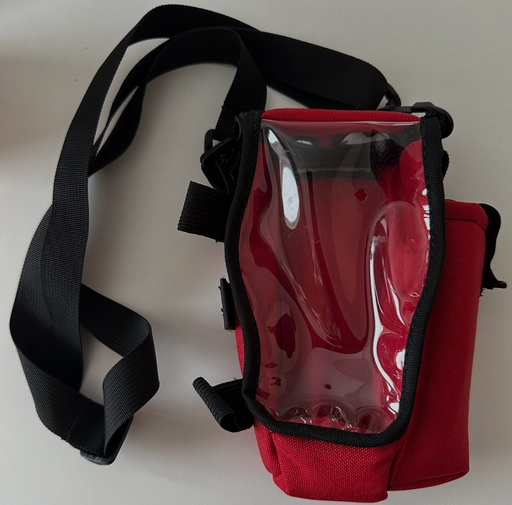 [999-129697] Case, Gas Monitor  GX6000 RKI Softsided case Red and black