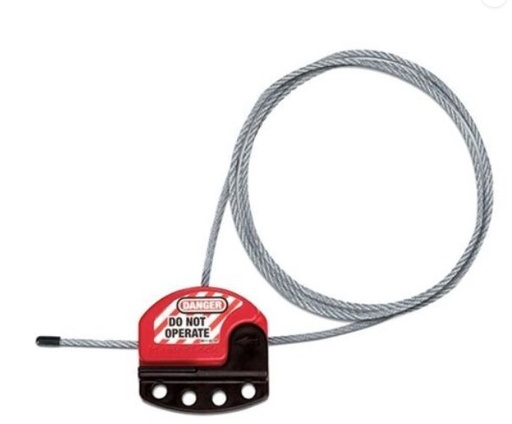 [S806] Adjustable cable lock out, 6'