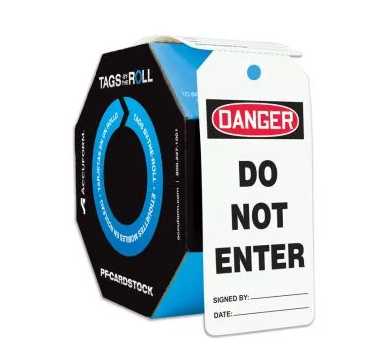 [TAR140] Tags, Danger, do not enter