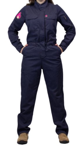 [COV3NNWFX-M] Coverall, Hautework FR Flex Suit Navy Medium