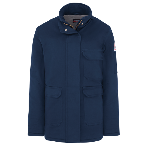 Women's Insulated Comfort touch 7oz FR Parka, Navy