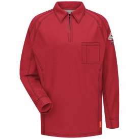 [QS20RD-4XL] Shirt, IQ Long Sleeve, Red FR
