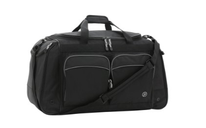 [PG95-170-028-10-BLAC] Duffel Bag, Black 28 Inch