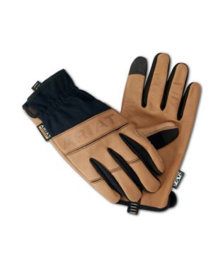 [10042829] MNS FLEXPRO LEATHER WORK GLOVE BROWN/BLACK