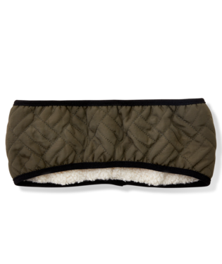 [10053857] ADT REVERSIBLE QUILTED HEADBAND OLIVE GREEN