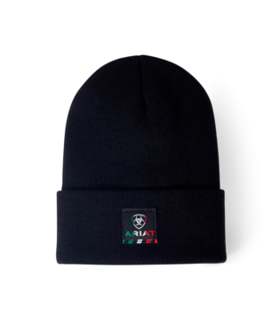 [10041511] HAT, MNS REBAR MEXICAN FG PTCH BEANIE BLACK