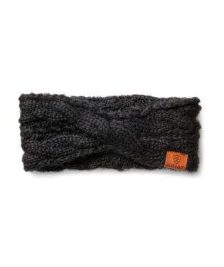 [10033370] CABLE HEADBAND BLACK