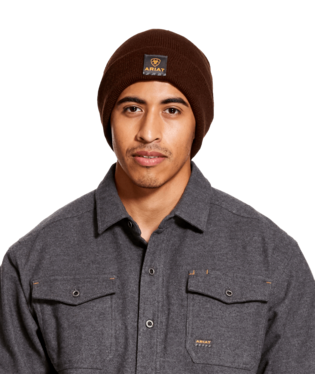 [10027795] HAT, MNS REBAR WATCH CAP BROWN