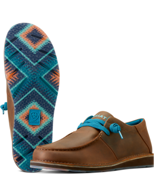 [10046934] SHOES, MNS CRUISER STRETCH LACE OILY DISTRESSED TAN