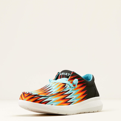 [10050953] SHOES, MNS HILO ORANGE BLUE ZIG ZAG