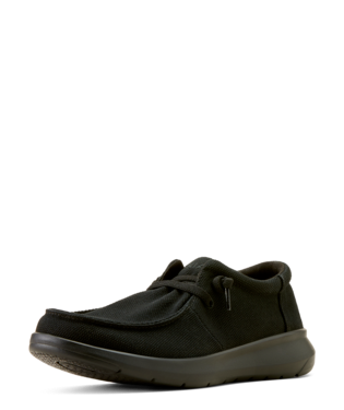 [10053676] SHOES, MNS HILO SOLID BLACK