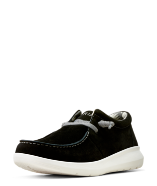 [10053752] SHOES, MNS HILO BLACK & GREY FLANNEL