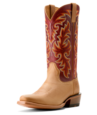 [10053753] BOOTS, MNS FUTURITY CHAMP FLAXEN TAN/TRUE RED