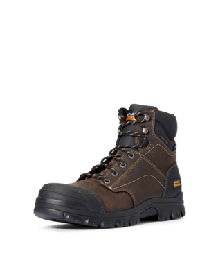 [10034673] BOOTS, MNS TREADFAST 6" H2O ST DARK BROWN