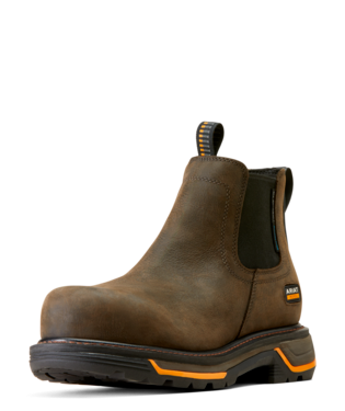 [10042544] BOOTS, MNS BIG RIG CHELSEA H2O CT IRON COFFEE