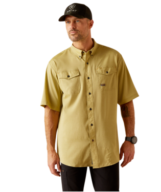 [10048863] MNS RBR MD TGH VTTK DRST SHORT SLEEVE WORK SHIRT PEATMOSS