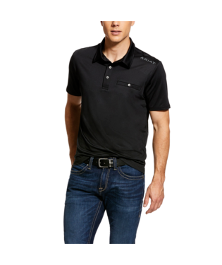 [10030350] MNS NORCO SHORT SLEEVE POLO BLACK