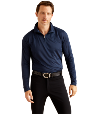 [10048921] MNS SUNSTOPPER 3.0 LONG SLEEVE BASELAYER NAVY ECLIPSE