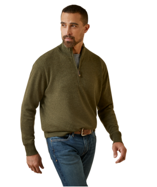 [10046337] MNS BOLINAS 1/4 ZIP SWEATER EARTH
