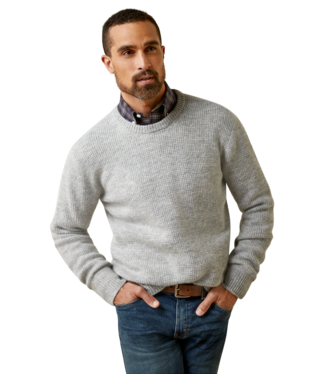 [10046240] MNS MILL VALLEY SWEATER HEATHER GREY