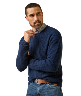 [10046338] MNS ROSS SWEATER NAVY