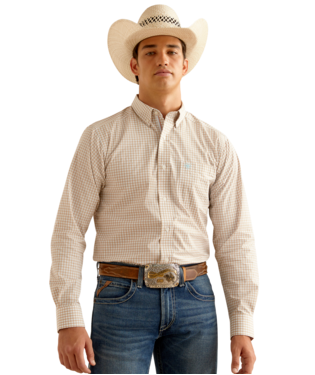 [10048407] MNS PRO KIERNAN FTD LONG SLEEVE SHIRT BEIGE