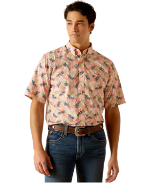 [10048423] MNS TY FTD SHORT SLEEVE SHIRT TEA ROSE