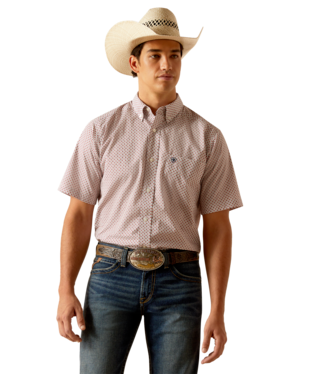 [10048425] MNS TEAGAN FTD SHORT SLEEVE SHIRT SYRAH