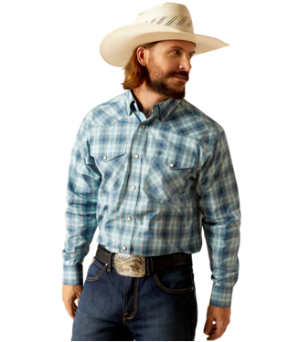 [10048504] MNS PRO PAYTON SNP LONG SLEEVE SHIRT BLUE