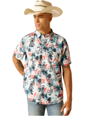 [10049017] MNS VENTTEK OUTBOUND FTD SHORT SLEEVE SHIRT WHITE