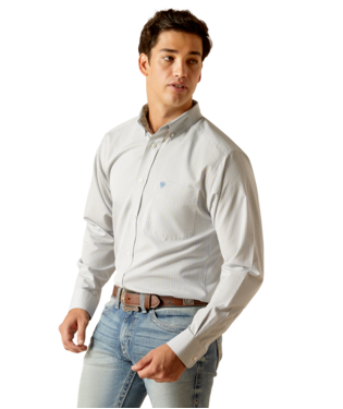 [10051240] MNS WF KAEDEN FTD LONG SLEEVE SHIRT WHITE