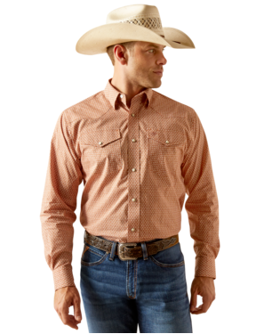 [10051350] MNS EASTON SNAP LONG SLEEVE SHIRT CORAL