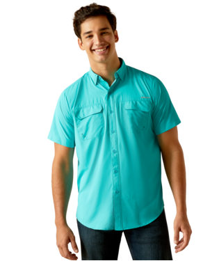 [10051383] MNS VENTTEK OUTBOUND FTD SHORT SLEEVE SHIRT DRIFT TURQUOISE