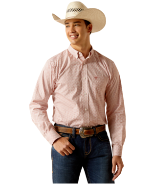 [10051504] MNS WF IZAIAH FTD LONG SLEEVE SHIRT TABASCO RED