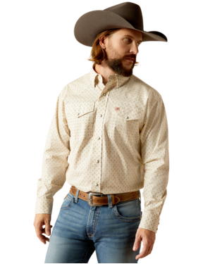 [10052619] MNS SALEM SNP LONG SLEEVE SHIRT OFF WHITE