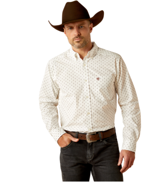 [10053918] MNS PEMBROKE FTD LONG SLEEVE SHIRT WHITE