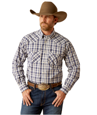 [10054074] MNS PRO CAINE SNP LONG SLEEVE SHIRT NAVY