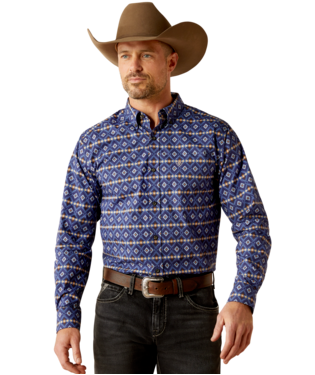 [10054078] MNS CONNOR FTD LONG SLEEVE SHIRT NAVY