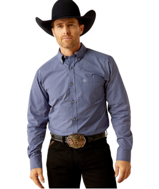 [10054081] MNS PRO CALVIN FTD LONG SLEEVE SHIRT NAVY