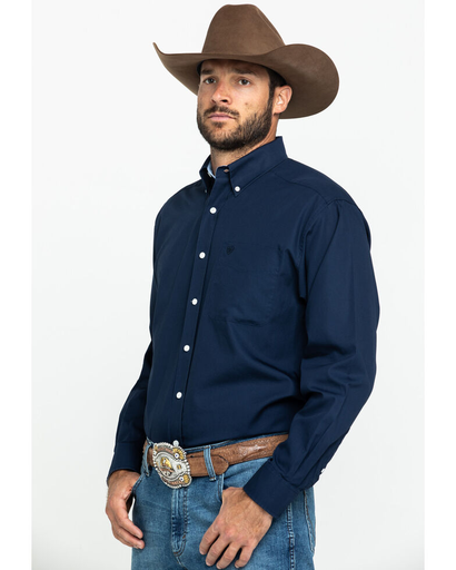 [10058510] MNS WF FIELDS FTD LONG SLEEVE SHIRT NAVY