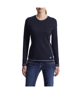 [10015903] WMS FR POLARTEC POWERDRY LONG SLEEVE TOP NAVY