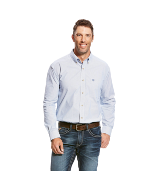 [10023597] MNS DAYNE MINI STRIPE SHIRT TRUE BLUE