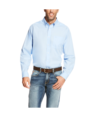 [10020329] MNS WF SOLID LONG SLEEVE SHIRT LIGHT BLUE