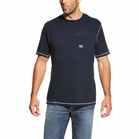 [10019132] MNS REBAR WORKMAN SHORT SLEEVE T SHIRT NAVY