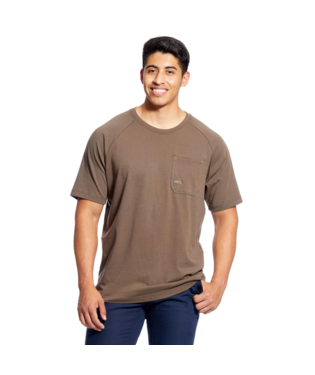 [10025375] MNS RBR COTTON STRONG SHORT SLEEVE T SHIRT MOSS