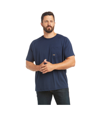 [10031038] MNS RBR HEAT FIGHTER SHORT SLEEVE T SHIRT NAVY