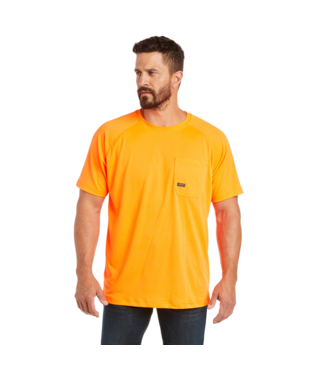 [10031040] MNS RBR HEAT FIGHTER SHORT SLEEVE T SHIRT NEON ORANGE