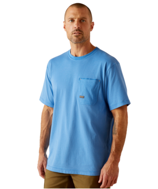 [10048986] MNS RBR WORKMAN SHORT SLEEVE T SHIRT CAMPANULA HEATHER