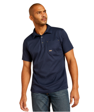 [10048615] MNS REBAR FOREMAN SHORT SLEEVE POLO NAVY