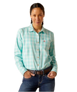 [10048476] WMS FR CATALINA LONG SLEEVE WORK SHIRT POOL BLUE